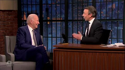 Biden Loses Train of Thought After Seth Meyers Asks How Americans Can Be Reassured About His Old Age