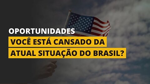 UM VÍDEO PARA QUEM ESTÁ DECEPCIONADO COM O BRASIL!