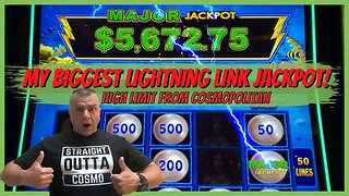 💥My Biggest Jackpot Handpay EVER - On Magic Pearl Lightning Link!💥