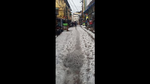 Heavy snowfall in assam