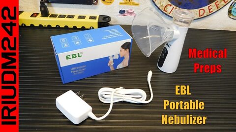 Medical Prep: EBL Handheld Portable Ultrasonic Nebulizer