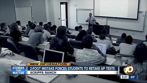 Hundreds of Scripps Ranch students forced to retake AP tests
