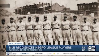 MLB recognizes Negro League players