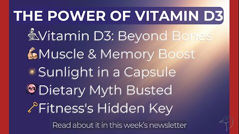 Sunlight in a Capsule The Untold Power of Vitamin D3