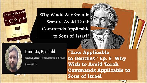 Daniel Bjorndal Asks Why Would a Gentile Want to Avoid Torah Laws of Holiness applicable to Jews?