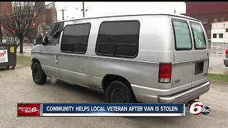 Community helps local veteran after van stolen with everything he owns