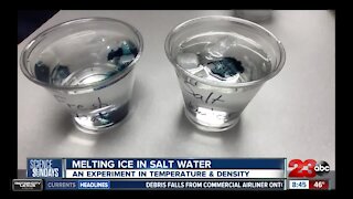 Science Sunday: Melting ice in salt water