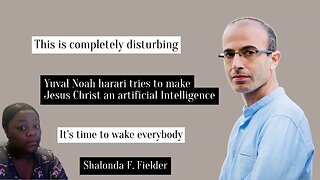 Yuval Noah harari tries to make Jesus Christ an artificial Intelligence