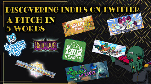 Discovering Indies on Twitter - Pitch in 5 Words