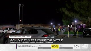 Governor Ducey: 'Let's count the votes'