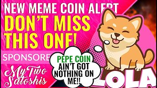 New Meme Coin Alert! Move Over Pepe Coin, Lola Token is Ready To Bubble!