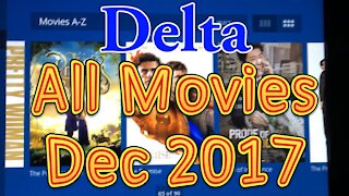 Delta’s In flight movies for December 2017 (All movies)