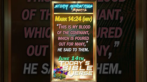 JUN 14, 2023 | The Blood That Changed The World Forever - World Blood Donor Day - Mark 14:24 (NIV)