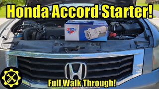 2008 - 2012 Honda Accord 2.4L Starter Replacement (Ultimate Guide)