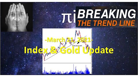 Index and Gold update Mar 21 2021 - Has the down trend ended??