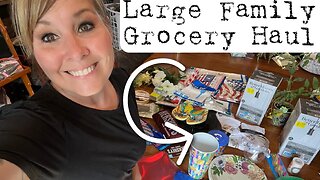 LARGE FAMILY GROCERY HAUL || PARTY TIME || 4TH OF JULY