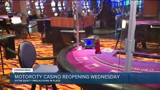 MotorCity Casino reopening Wednesday
