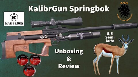 Kalibrgun Springbok in 5.5mm Unboxing & Review