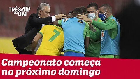 Jogadores da seleção brasileira aceitam disputar a Copa América