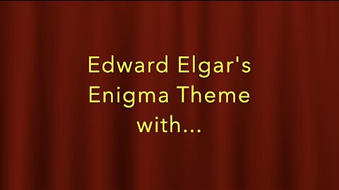 Elgar's Enigma Theme with "Ein feste Burg" (A Mighty Fortress) in retrograde