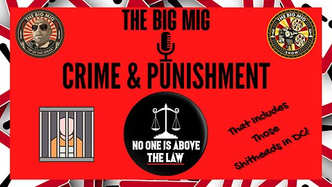 CRIME & PUNISHMENT NO ONE IS ABOVE THE LAW HOSTED BY LANCE MIGLIACCIO & GEORGE BALLOUTINE