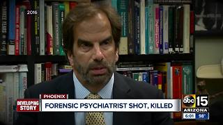 Phoenix psychiatrist shot, killed outside office