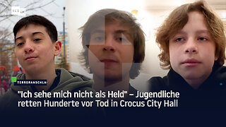 "Ich sehe mich nicht als Held" – Jugendliche retten Hunderte vor Tod in Crocus City Hall