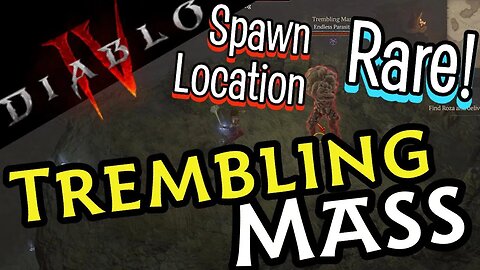 Trembling Mass Rare Spawn Location Diablo 4