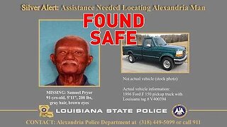 CANCELLED Silver Alert | Samuel Pryor FOUND SAFE