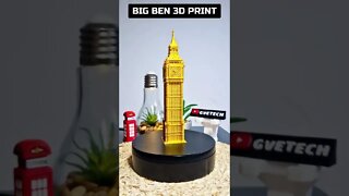 3D Printed Big Ben #shorts #bigben #british #3dprinting