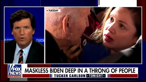 Maskless Biden Spits On Woman At McAuliffe Rally