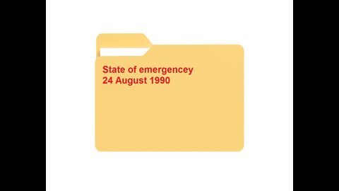State of emergency 1990