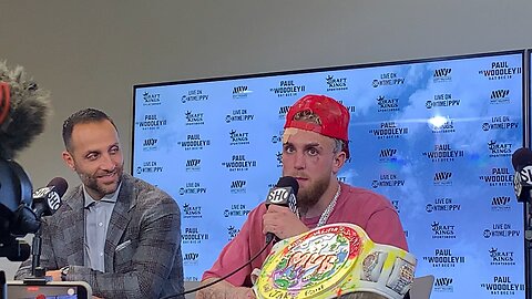 Jake Paul Post Fight Press Conference | Paul/Woodley 2