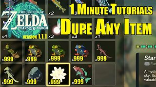 Duplicate Any Material in Tears of The Kingdom | Quick 1 Minute Tutorial