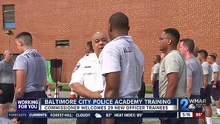 Baltimore City Police Academy welcomes 29 new trainees