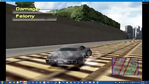 Driver 2 PS1: Out of bounds driving 1