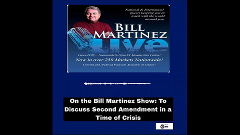 Crime Research goes on the "Bill Martinez Live" show