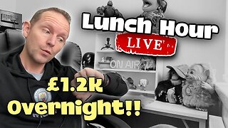 I Made £1.2k Overnight On eBay.... | Lunch Hour LIVE