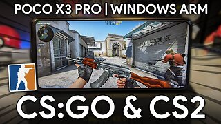 RODEI CS:GO E CS 2 NO CELULAR COM WINDOWS! | Counter Strike 2 BETA NO POCO X3 PRO!