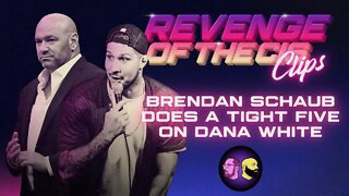 Brendan Schaub "Roast" Dana White On Stage | ROTC Clip