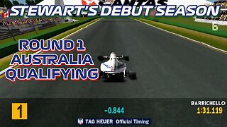 Stewart's Debut Season | Round 1: Australian Grand Prix Qualifying | Formula 1 '97 (PS1)