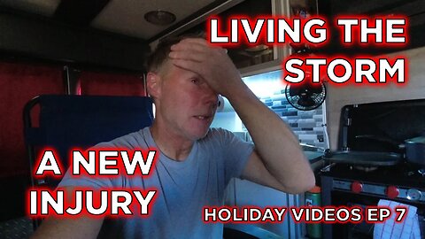 We Survived The Storm But I Have A New Injury | Ambulance Conversion Life