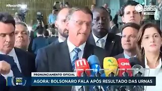 Pronunciamento do Presidente Bolsonaro 01/11/2022 #bolsonaro