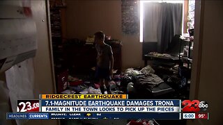 Earthquake Aftermath: Trona family picks up the pieces of their life scared of the next major earthquake