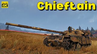 World of Tanks 5 Kills 13,5k damage Chieftain | 4K Video | - My battle My rules