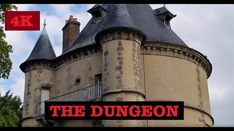 4K TOUR THE MEDIEVAL DUNGEON Paris REGION France /south of Paris France