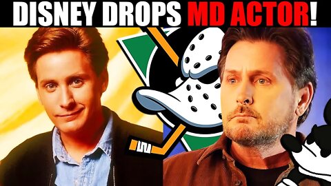 DISNEY DROPS EMILIO ESTEVEZ From The MIGHTY DUCKS: Game Changers OVER VAXXX MANDATE! #Shorts