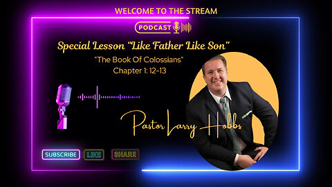 Like Father Like Son Pastor Larry Hobbs.