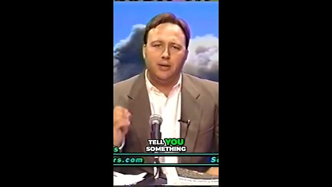 SHOCKING!! Alex Jones said this the day after 9/11!!