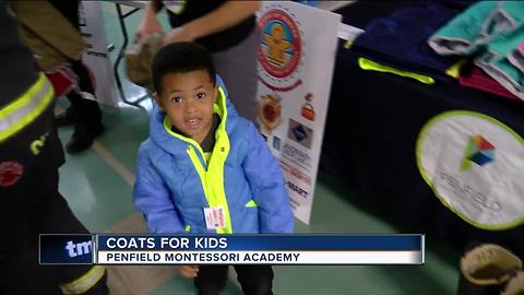 Milwaukee Fire Department donates free winter coats to local students